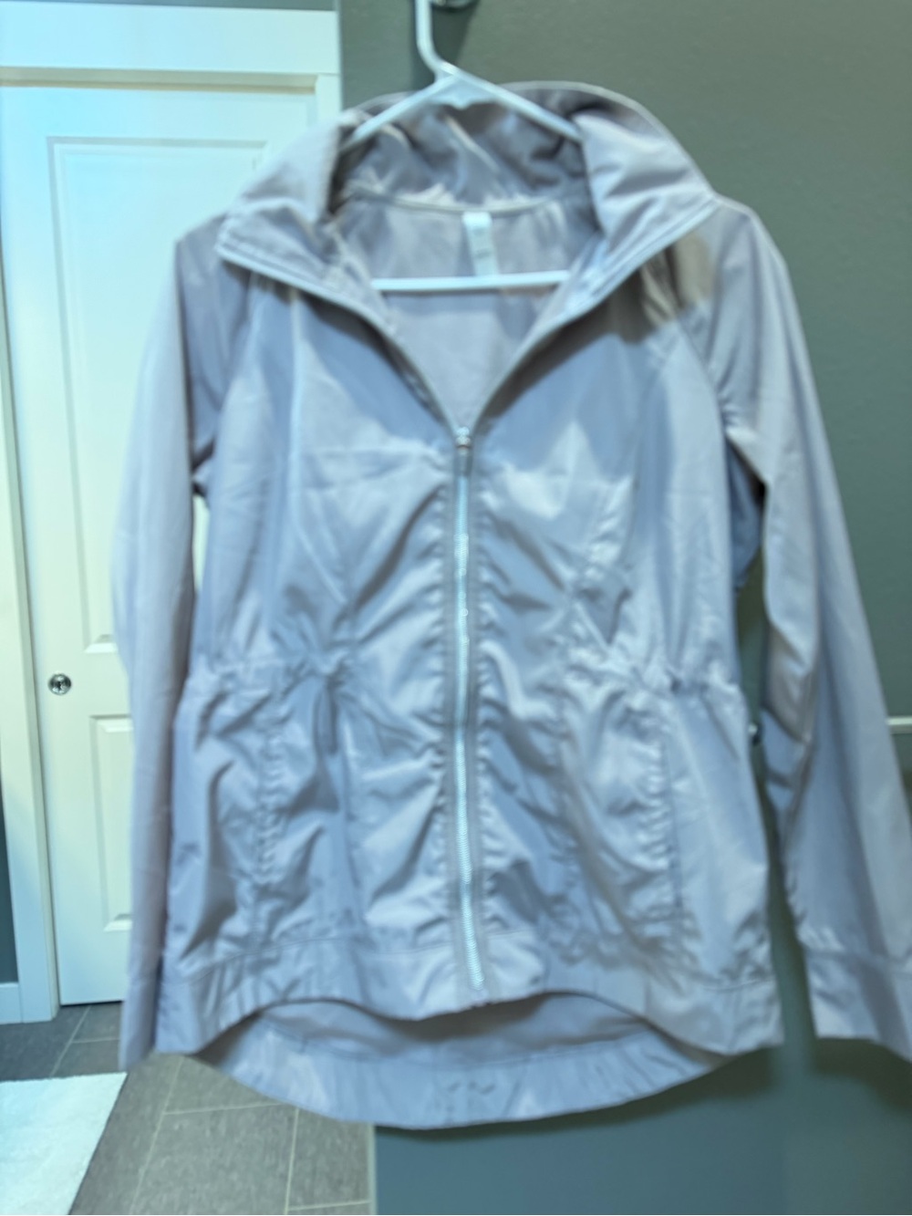 Apana Light Gray Hooded Utility Jacket